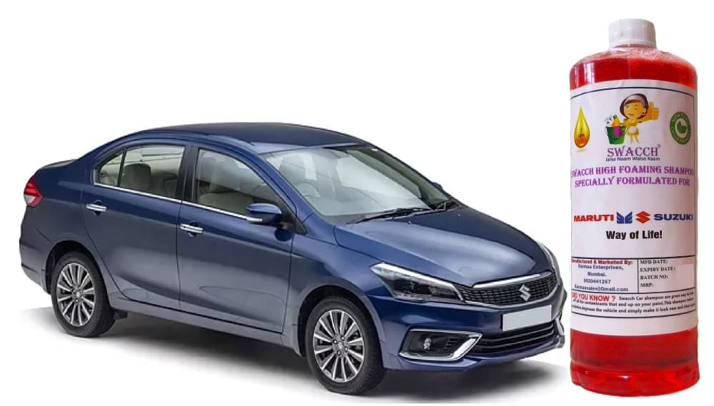 High Foaming Car Shampoo Formulated For Maruti Suzuki Ciaz I Non-Toxic Formula I Ph Balanced I Super Saver Pack I Premium Wax Formulation I Glossy & Shine I 1 Litre     			High Foaming Car Shampoo Formulated For Maruti Suzuki Ciaz I Non-Toxic Formula I Ph Balanced I Super Saver Pack I Premium Wax Formulation I Glossy & Shine I 1 Litre