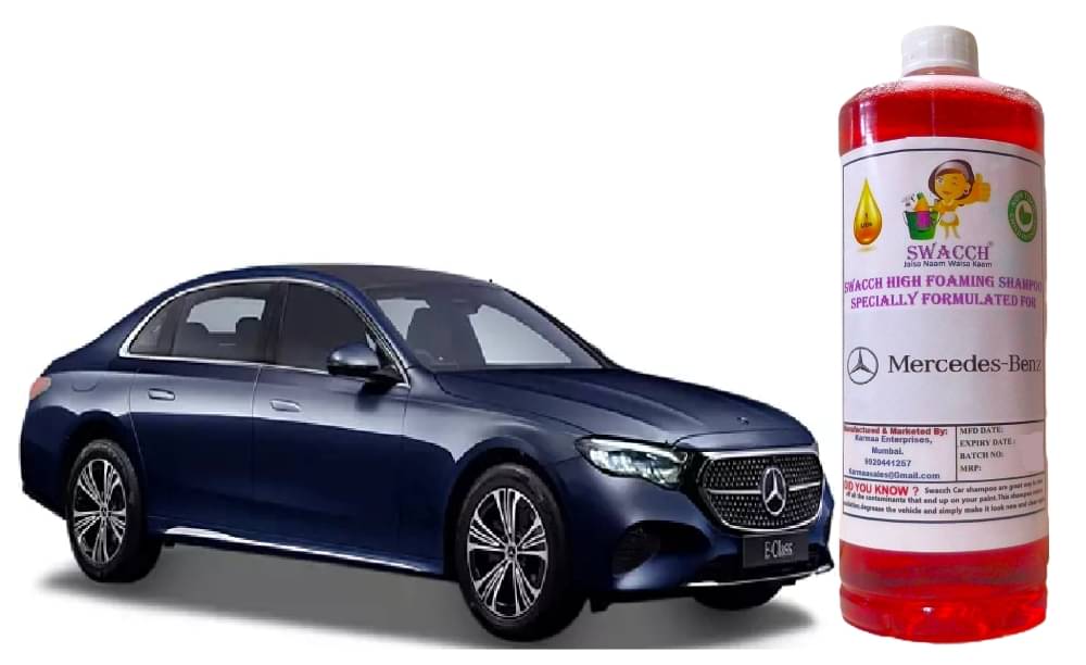     			High Foaming Car Shampoo Formulated For Mercedes Benz E-Class I Non-Toxic Formula I Ph Balanced I Super Saver Pack I Premium Wax Formulation I Glossy & Shine I 1 Litre