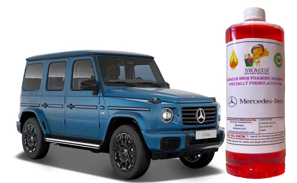     			High Foaming Car Shampoo Formulated For Mercedes Benz G-580 I Non-Toxic Formula I Ph Balanced I Super Saver Pack I Premium Wax Formulation I Glossy & Shine I 1 Litre
