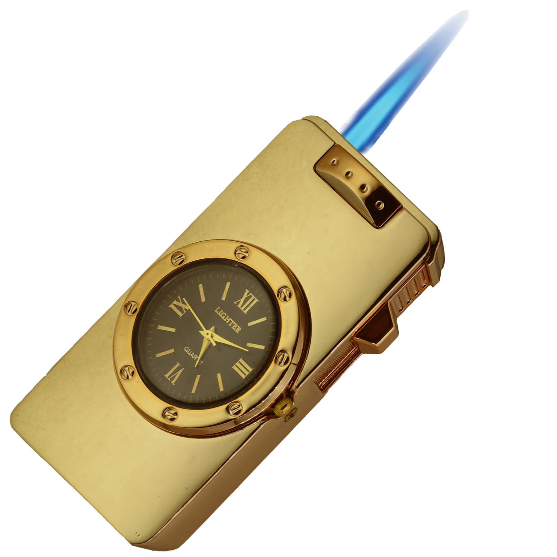     			JMALL Gold Brass Cigarette Lighter ( Pack of 1 )