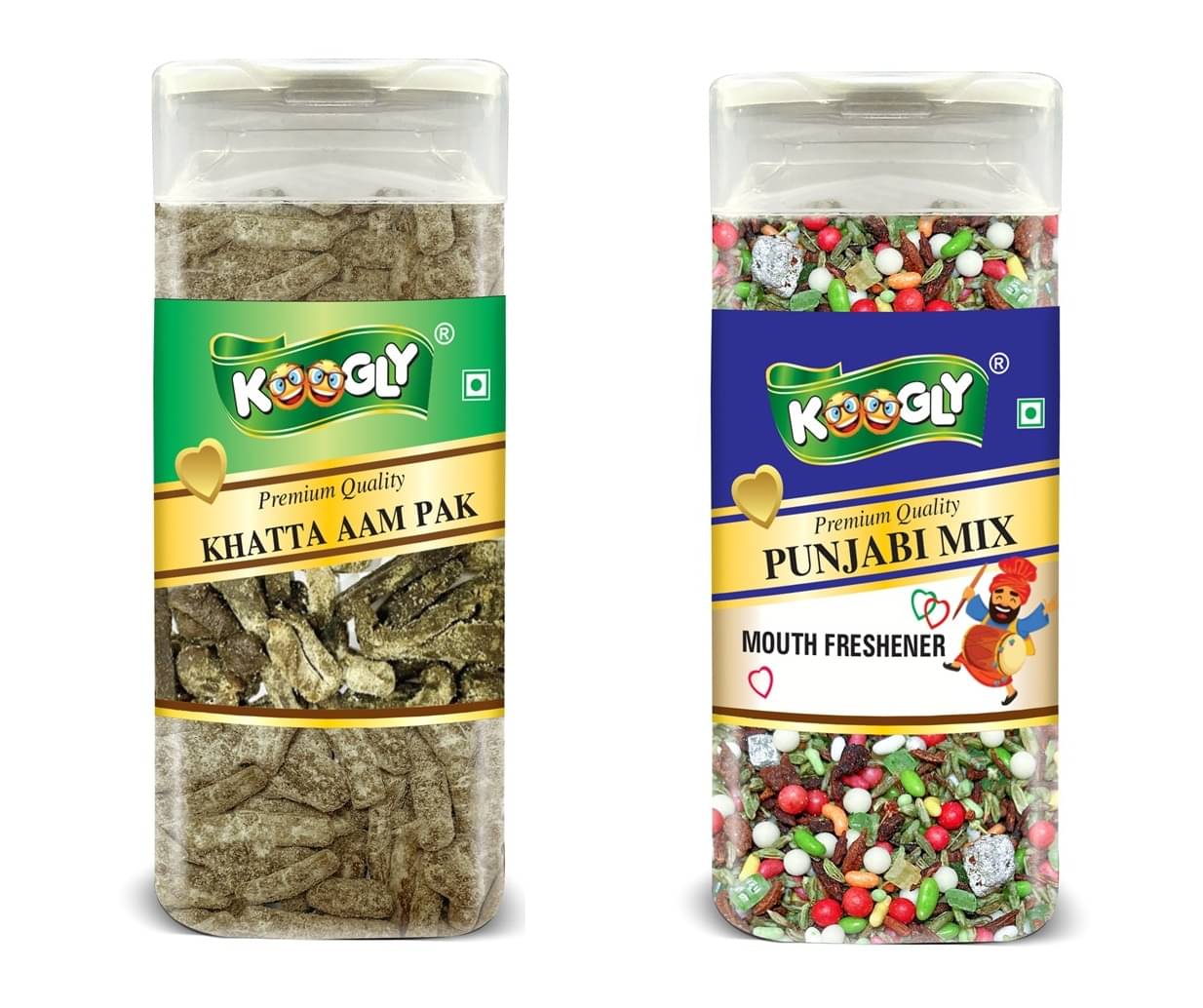    			KOOGLY Khatta Aampak+ Punjab Mix Special Hard Candies 405 gm