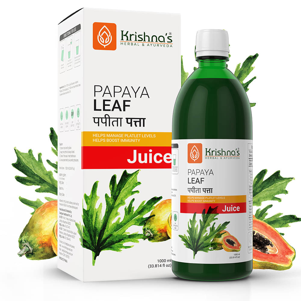     			Krishna's Herbal & Ayurveda Papaya Leaf Juice 1000ml