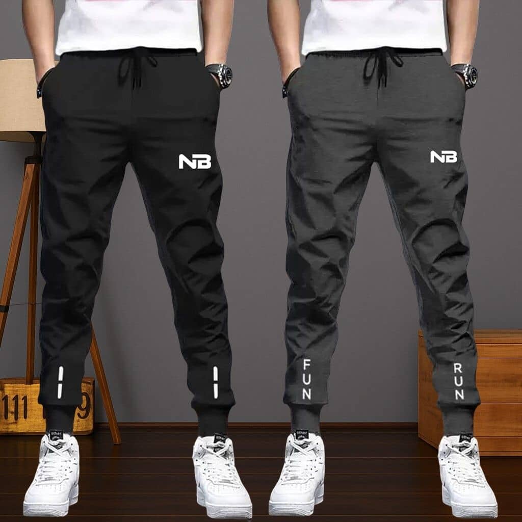 Lieo Trend Multicolor 1 Polyester Men's Sports Trackpants ( Pack of 2 ) - Track Pants | Buy online on ZillyBuy