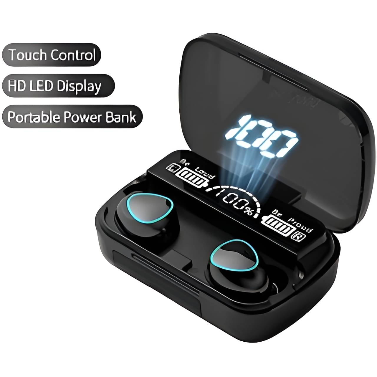 M10 Earbuds TWS 5.1 Large Screen Dual LED Digital Display Touch Bluetooth Headphones Mini Compact Portable Sports Waterproof in Ear Earphones     			M10 Earbuds TWS 5.1 Large Screen Dual LED Digital Display Touch Bluetooth Headphones Mini Compact Portable Sports Waterproof in Ear Earphones