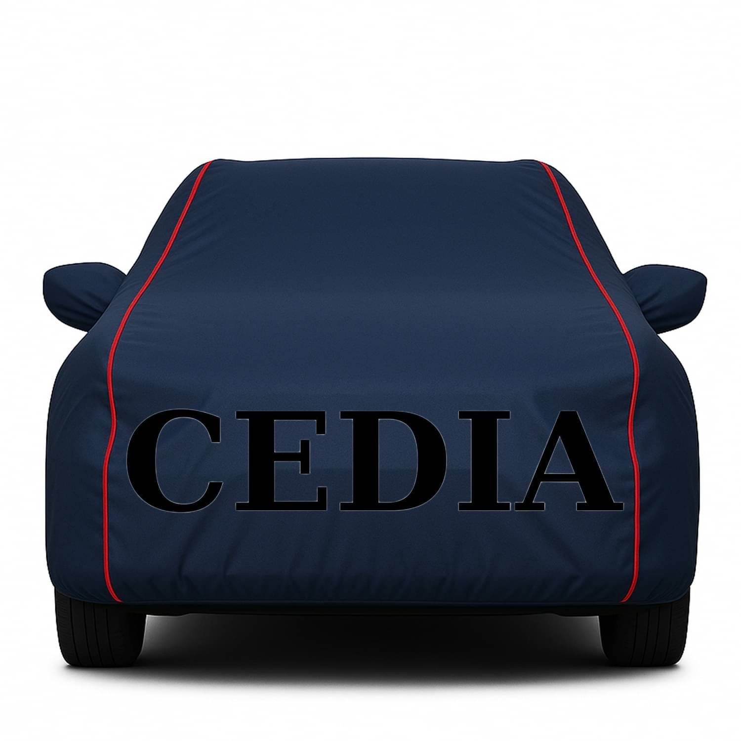     			MADAFIYA Car Body Cover for Mitsubishi All Car Models With Mirror Pocket ( Pack of 1 ) , Blue