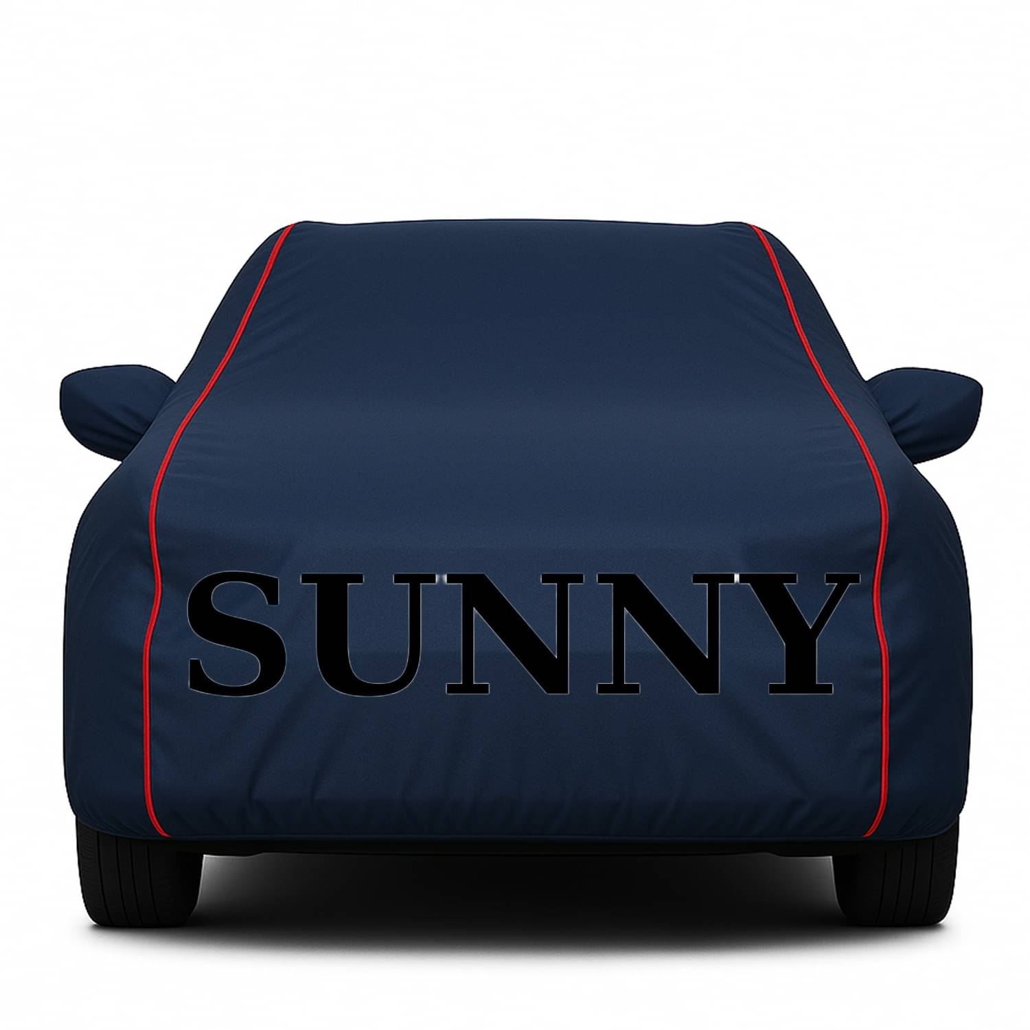     			MADAFIYA Car Body Cover for Nissan All Car Models With Mirror Pocket ( Pack of 1 ) , Blue