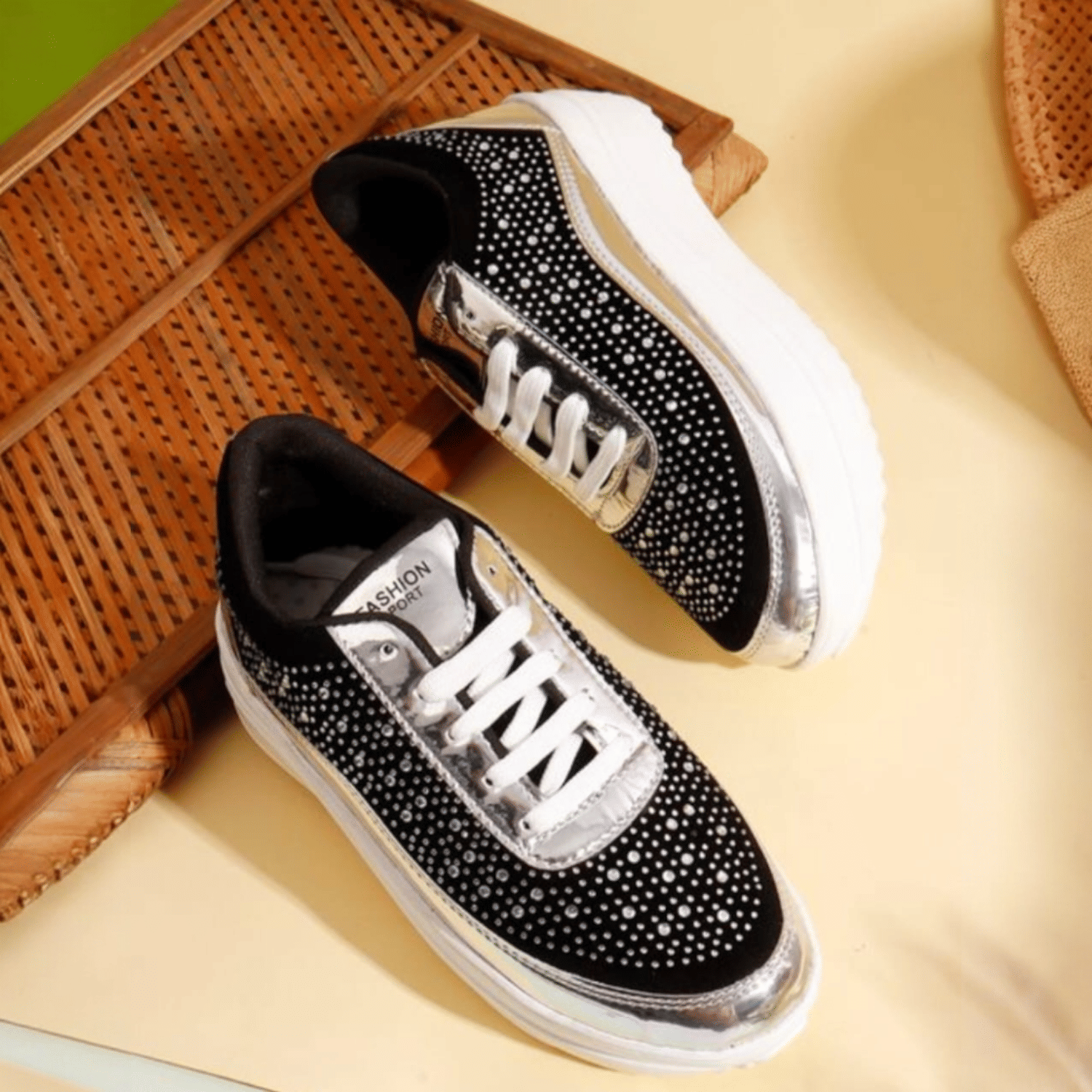     			MY FOOT MY STYLE MY WAY - Black Women's Dance Shoes