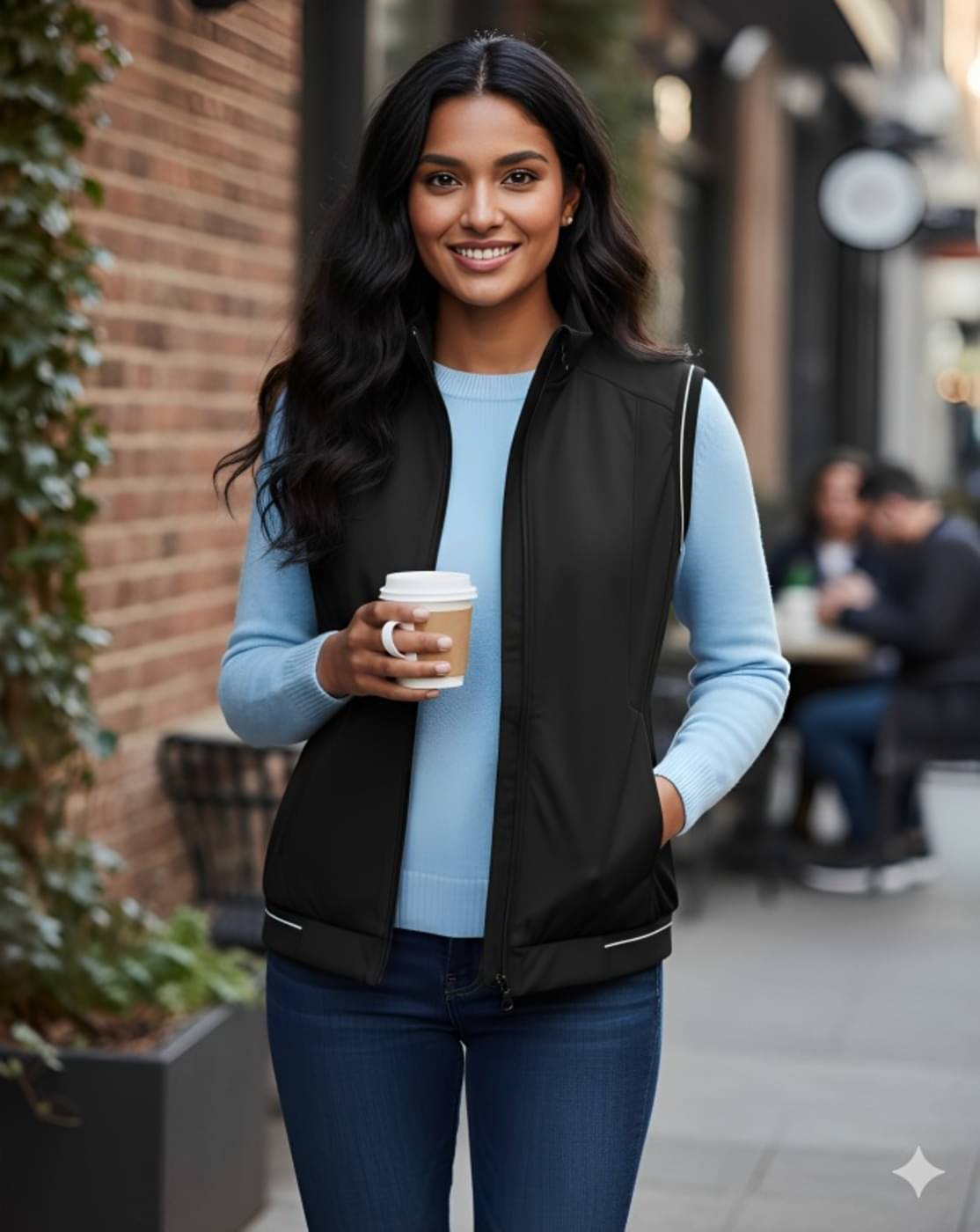 PLUS PARADISE Women High Neck Bomber Jacket ( Black )     			PLUS PARADISE Women High Neck Bomber Jacket ( Black )