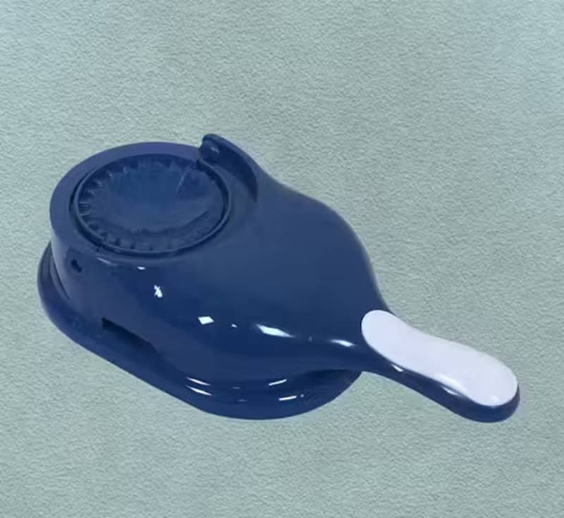 Plastic 2 In 1 Dough Press Dumpling Gujiya / Samosa / Ghughra / Momos / Kachori / Puri Maker Set Of 1 Pic