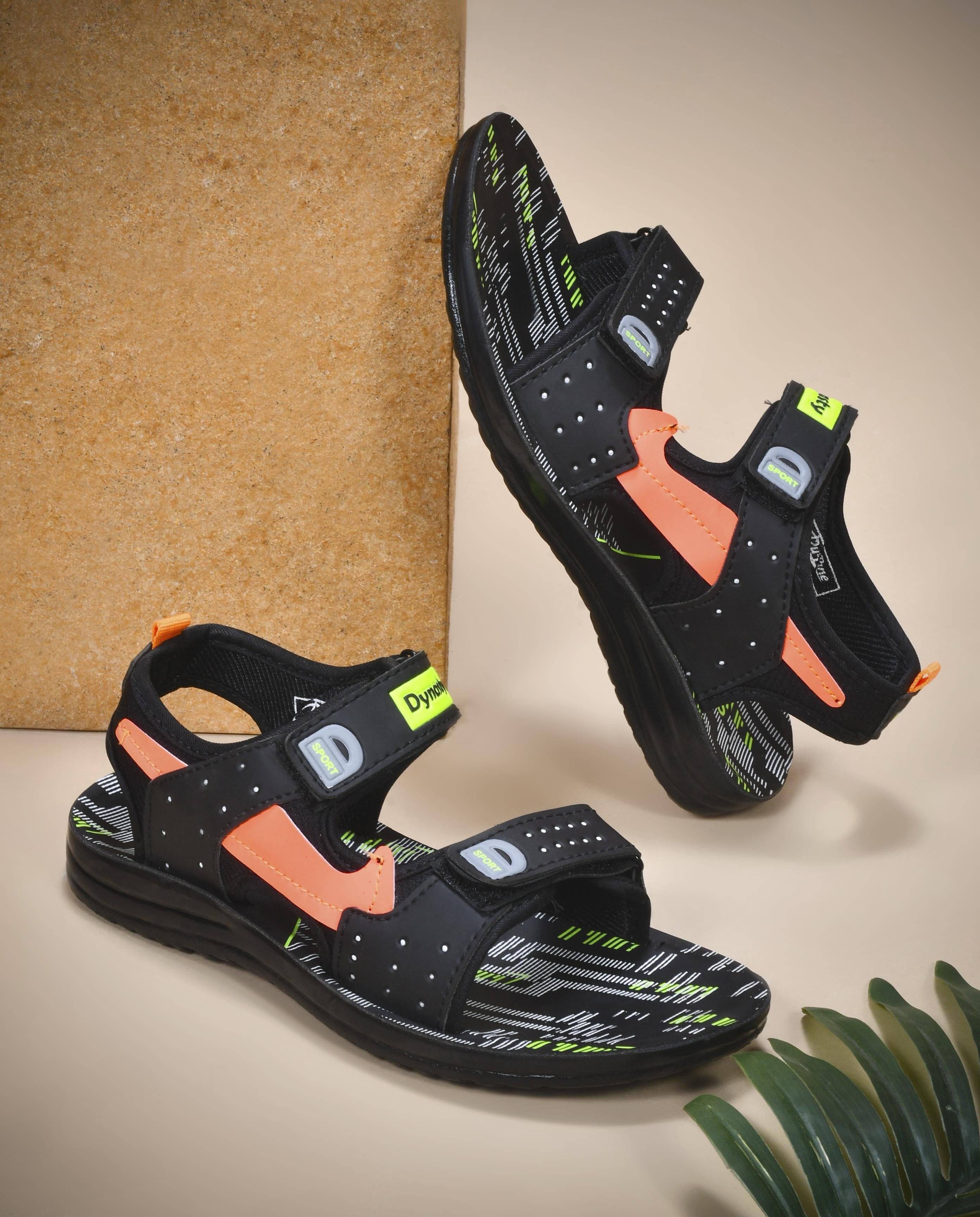 Pu-Pine Boys Velcro Sports Sandals (Black , 4.5-5 Years)     			Pu-Pine Boys Velcro Sports Sandals (Black , 4.5-5 Years)