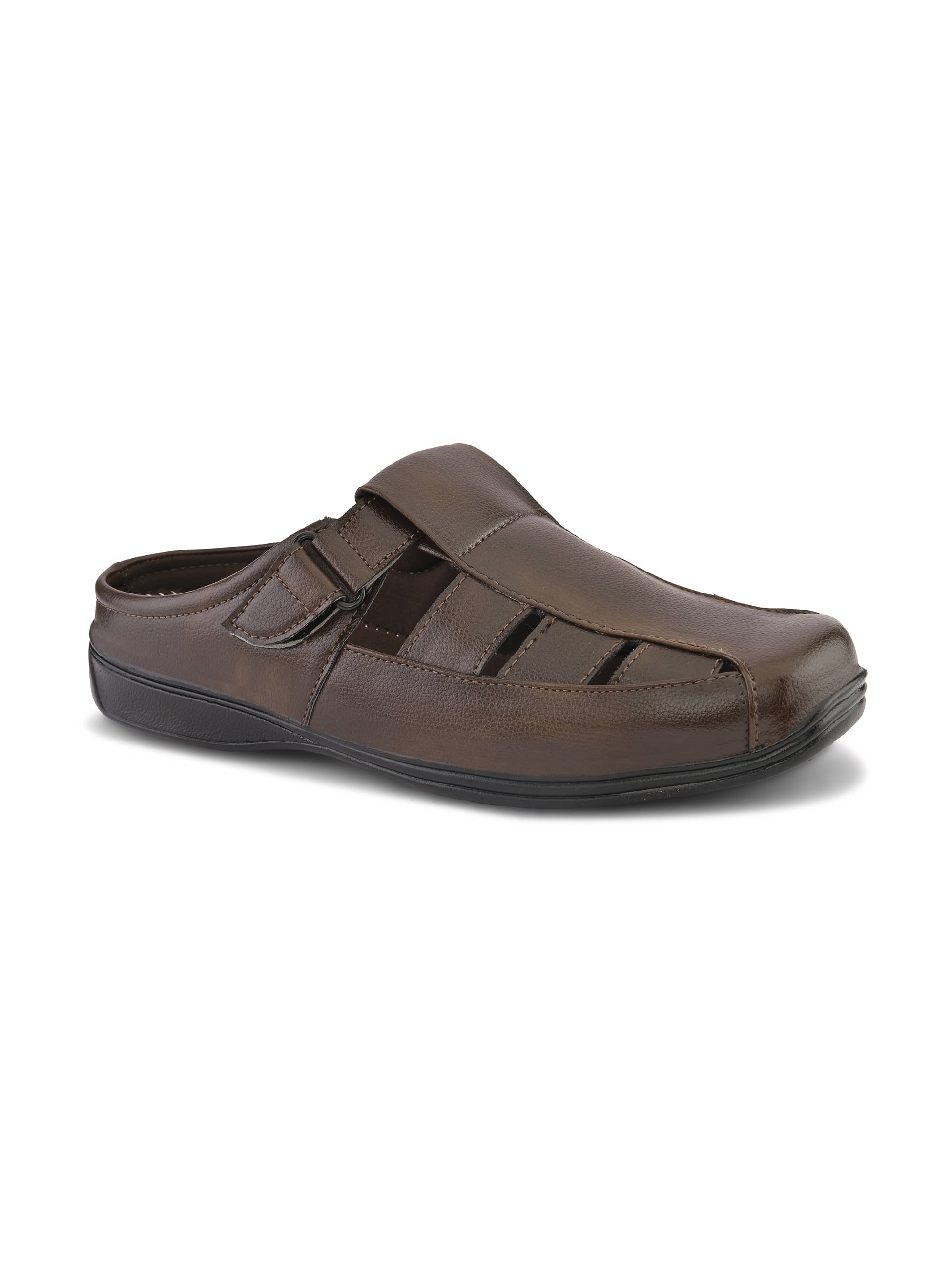     			Ronnen's Brown Men's Mule