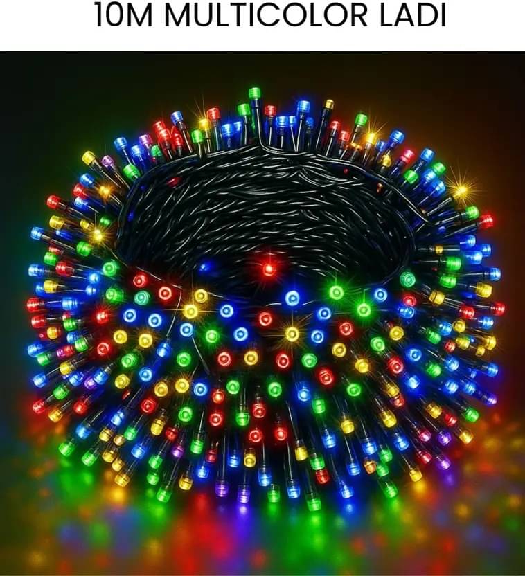     			SPARKWORLD Multicolor 10 Mtr String Light ( Pack of 1 )