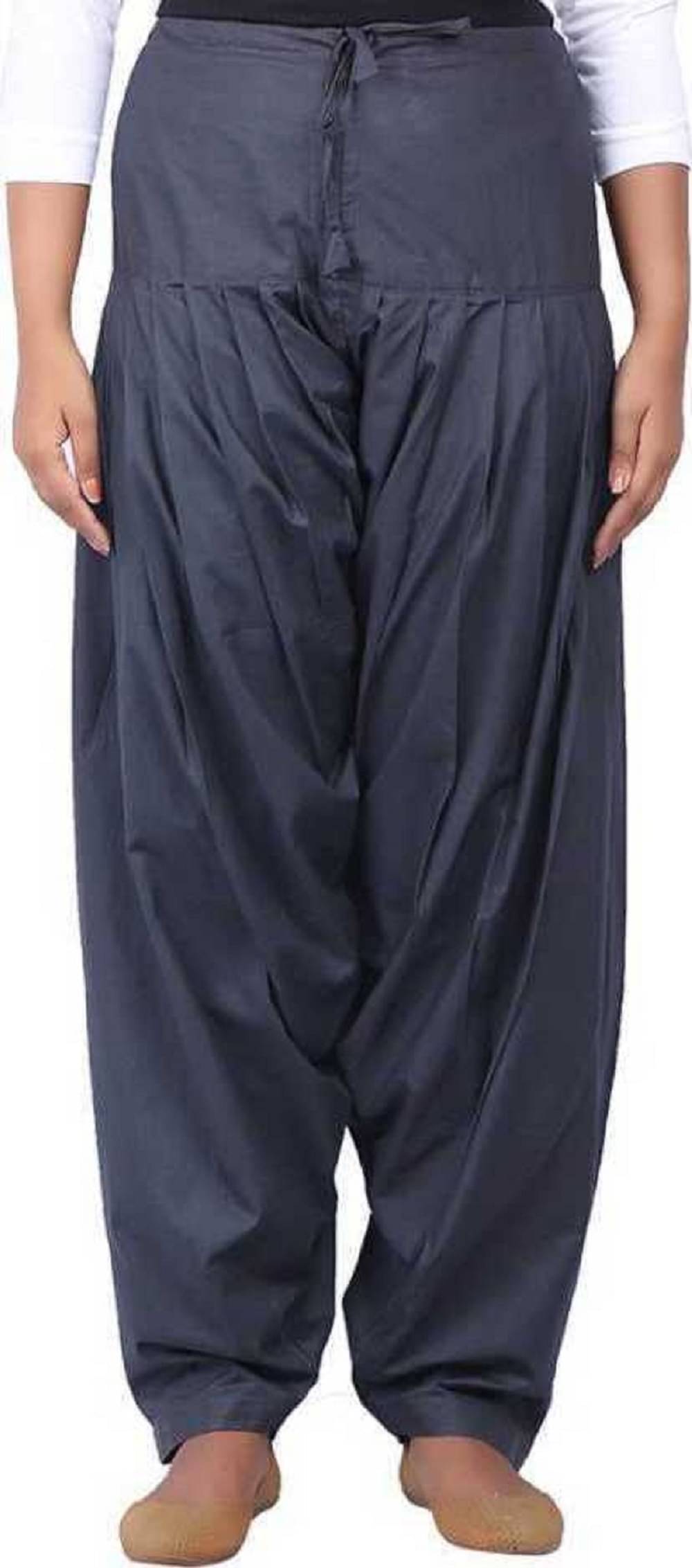     			Skandas Trendz Pack of 1 Cotton Women Patiala Salwar ( Dark Grey )