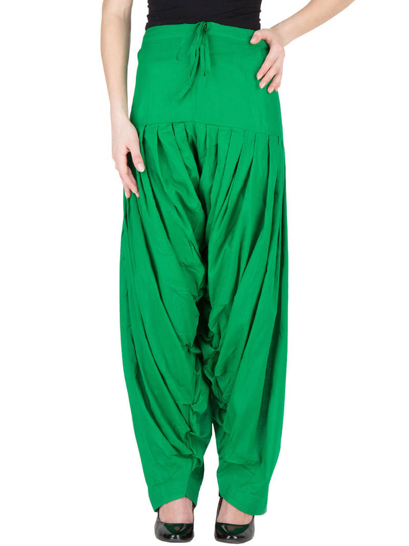     			Skandas Trendz Pack of 1 Cotton Women Patiala Salwar ( Green )