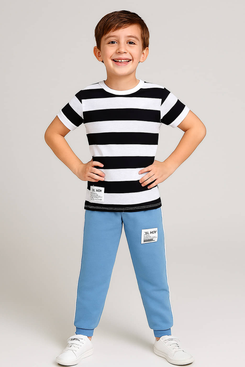 Todd N Teen Pack of 1 Boys Cotton T-Shirt & Trackpants Set ( Grey )     			Todd N Teen Pack of 1 Boys Cotton T-Shirt & Trackpants Set ( Grey )