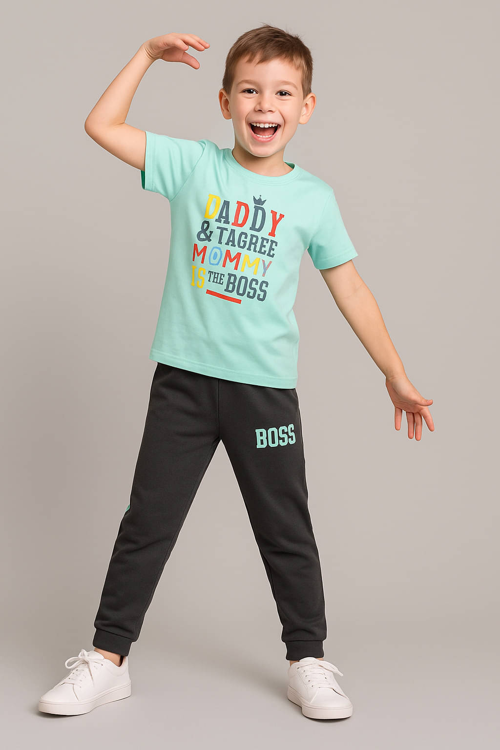 Todd N Teen Pack of 1 Boys Cotton T-Shirt & Trackpants Set ( Green )     			Todd N Teen Pack of 1 Boys Cotton T-Shirt & Trackpants Set ( Green )