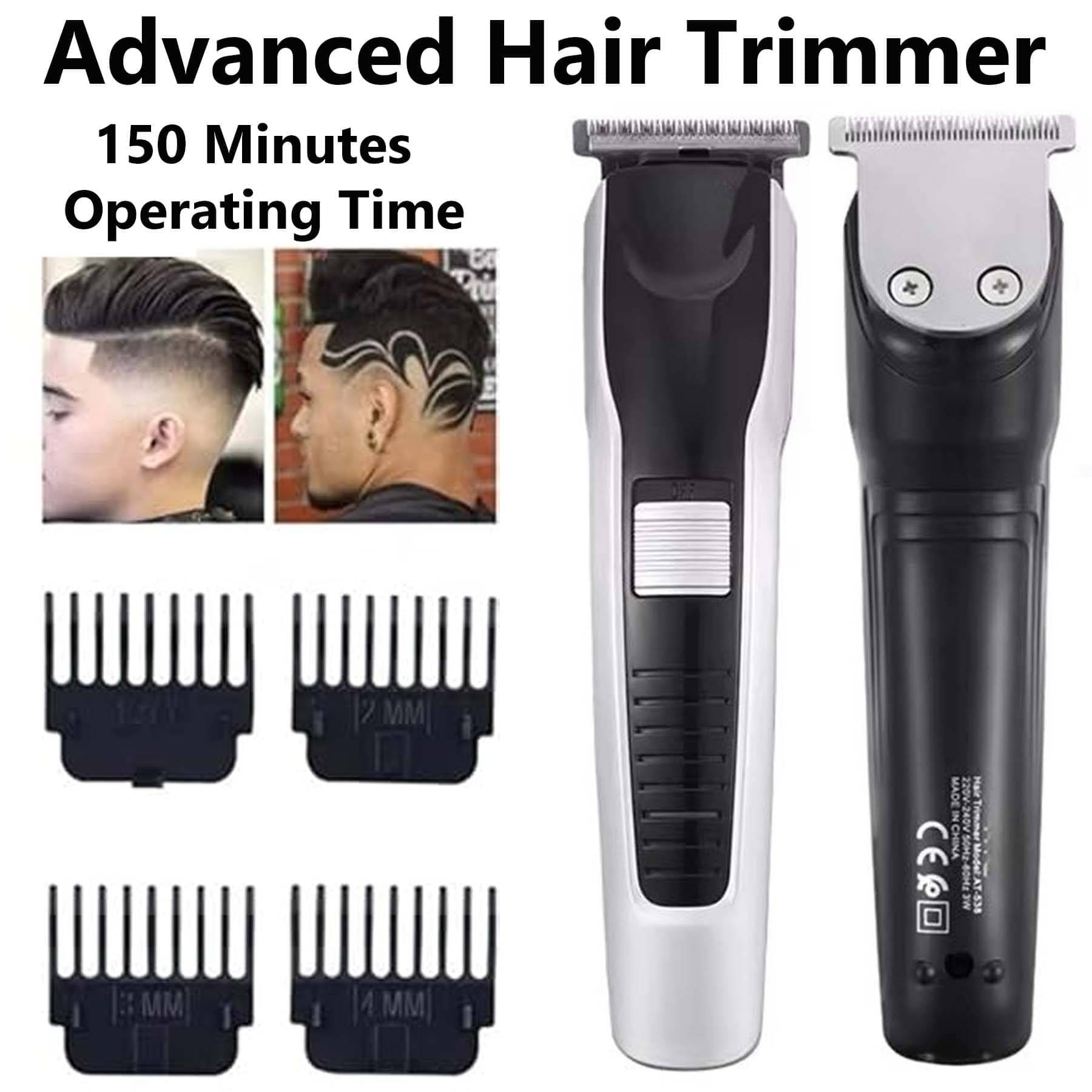     			VTHIN Electric Hair Black Corded,Cordless Beard Trimmer With 60 minutes Runtime