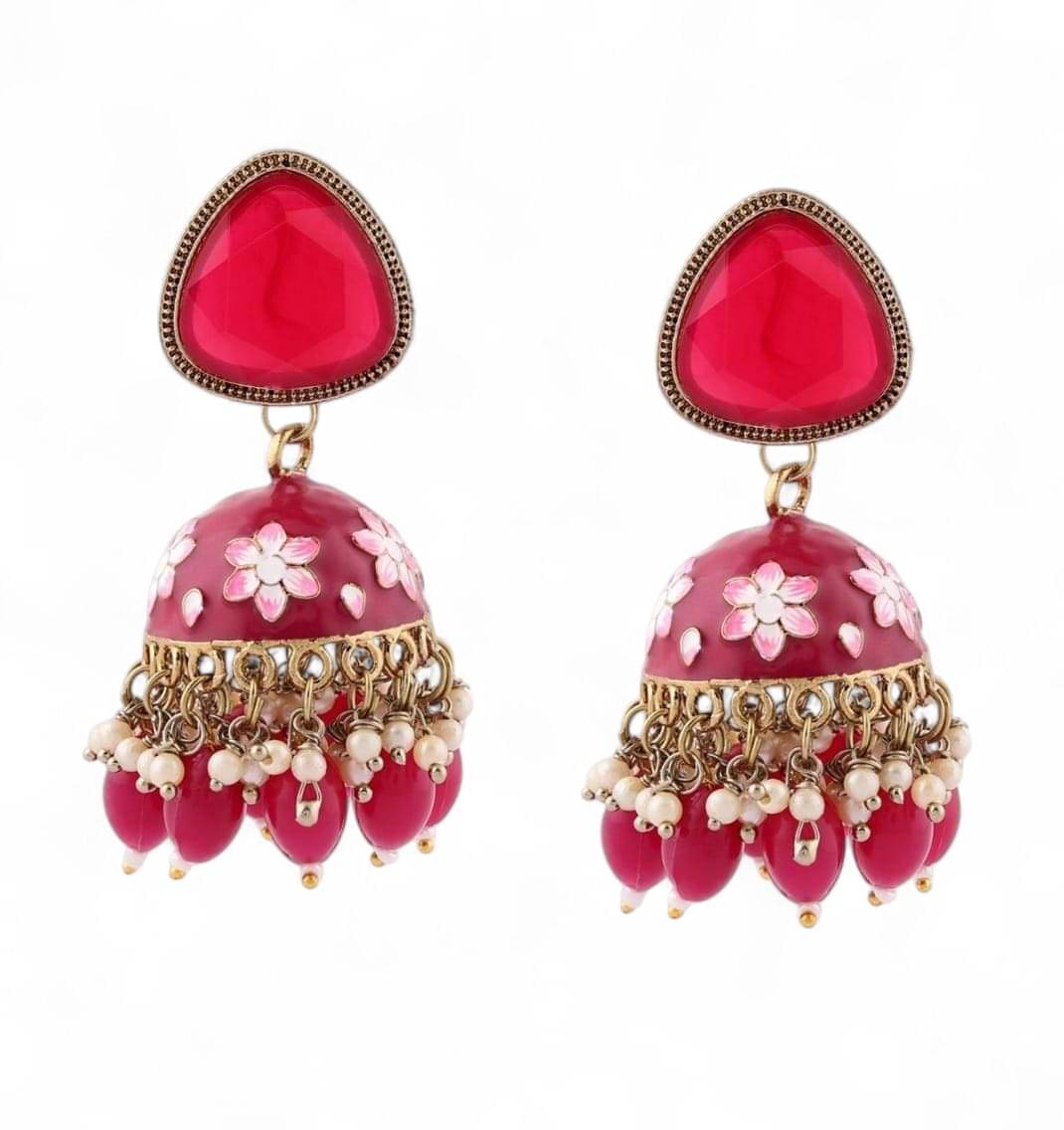     			Vighnaharta Multicolor Jhumki Earrings ( Pack of 1 )