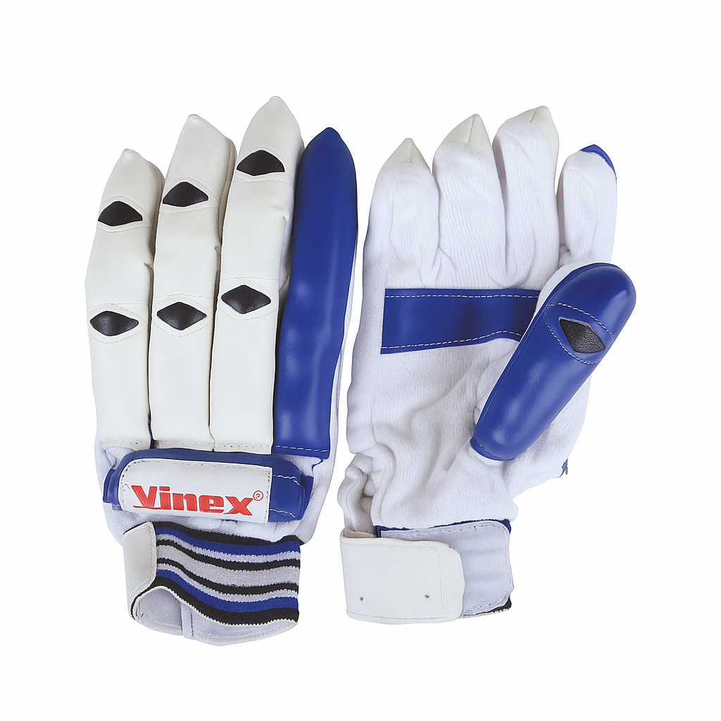     			Vinex Blue Batting Gloves ( 1 Pair )