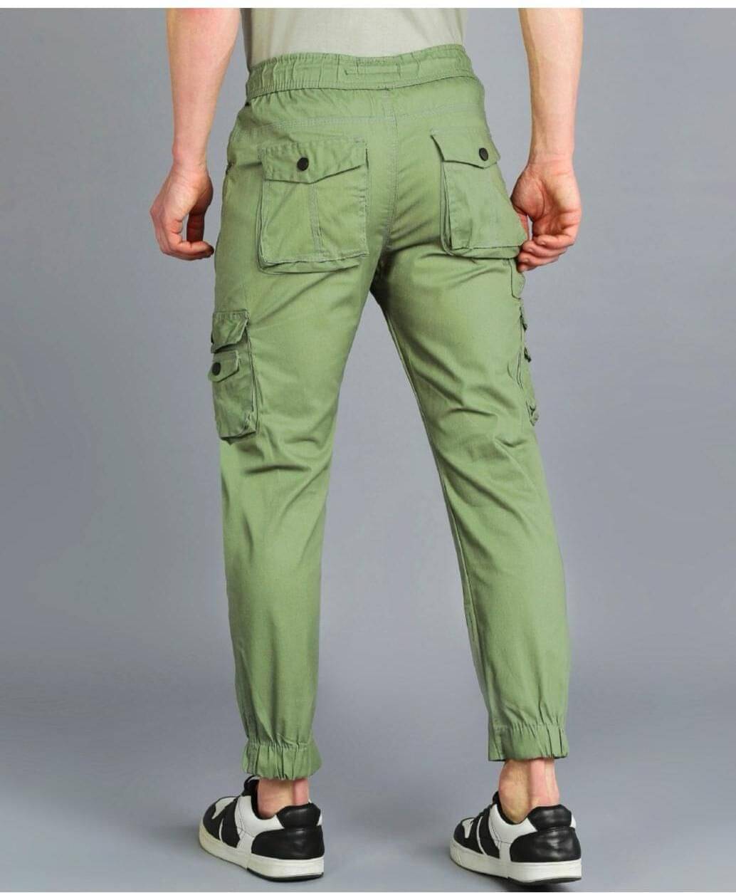     			hibok Slim Men's Cargos - Dark Green ( Pack of 1 )