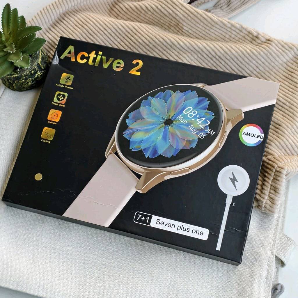 7 in 1 belts Round Dial Active 2 Smartwatch     			7 in 1 belts Round Dial Active 2 Smartwatch