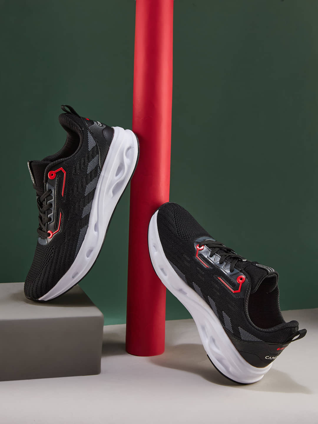 Campus RAZZLE Black Men's Sports Running Shoes - Sports Shoes | Buy online on ZillyBuy