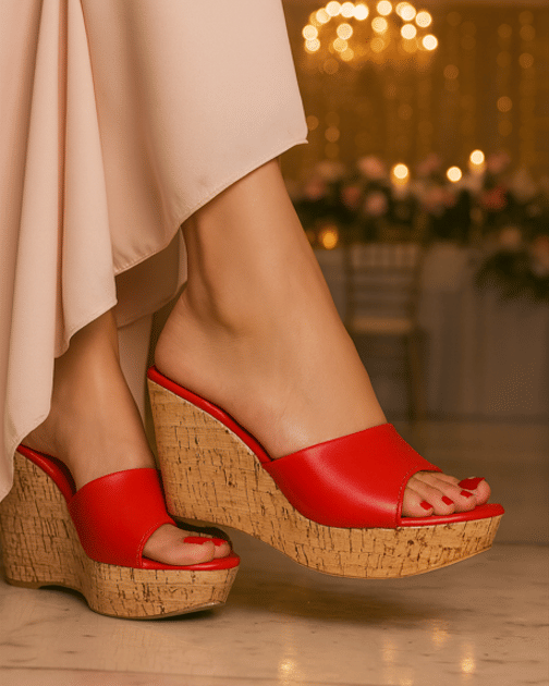 GLOGLAMP Pink Women's Sandal Heels     			GLOGLAMP Pink Women's Sandal Heels