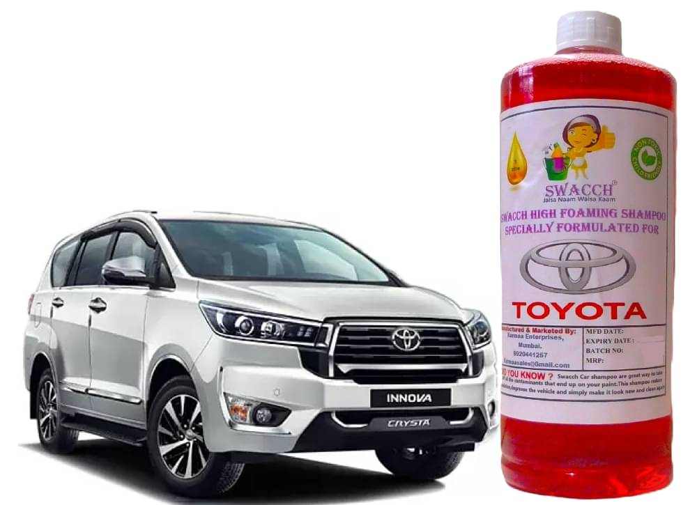 High Foaming Car Shampoo Formulated For Toyota Innova Crysta I Non-Toxic Formula I Ph Balanced I Super Saver Pack I Premium Wax Formulation I Glossy & Shine I 1 Litre High Foaming Car Shampoo Formulated For Toyota Innova Crysta I Non-Toxic Formula I Ph Balanced I Super Saver Pack I Premium Wax Formulation I Glossy & Shine I 1 Litre
