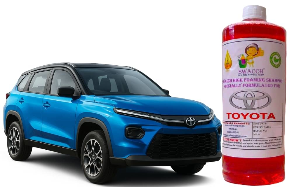 High Foaming Car Shampoo Formulated For Toyota Urban Cruiser Hyryder I Non-Toxic Formula I Ph Balanced I Super Saver Pack I Premium Wax Formulation I Glossy & Shine I 1 Litre High Foaming Car Shampoo Formulated For Toyota Urban Cruiser Hyryder I Non-Toxic Formula I Ph Balanced I Super Saver Pack I Premium Wax Formulation I Glossy & Shine I 1 Litre