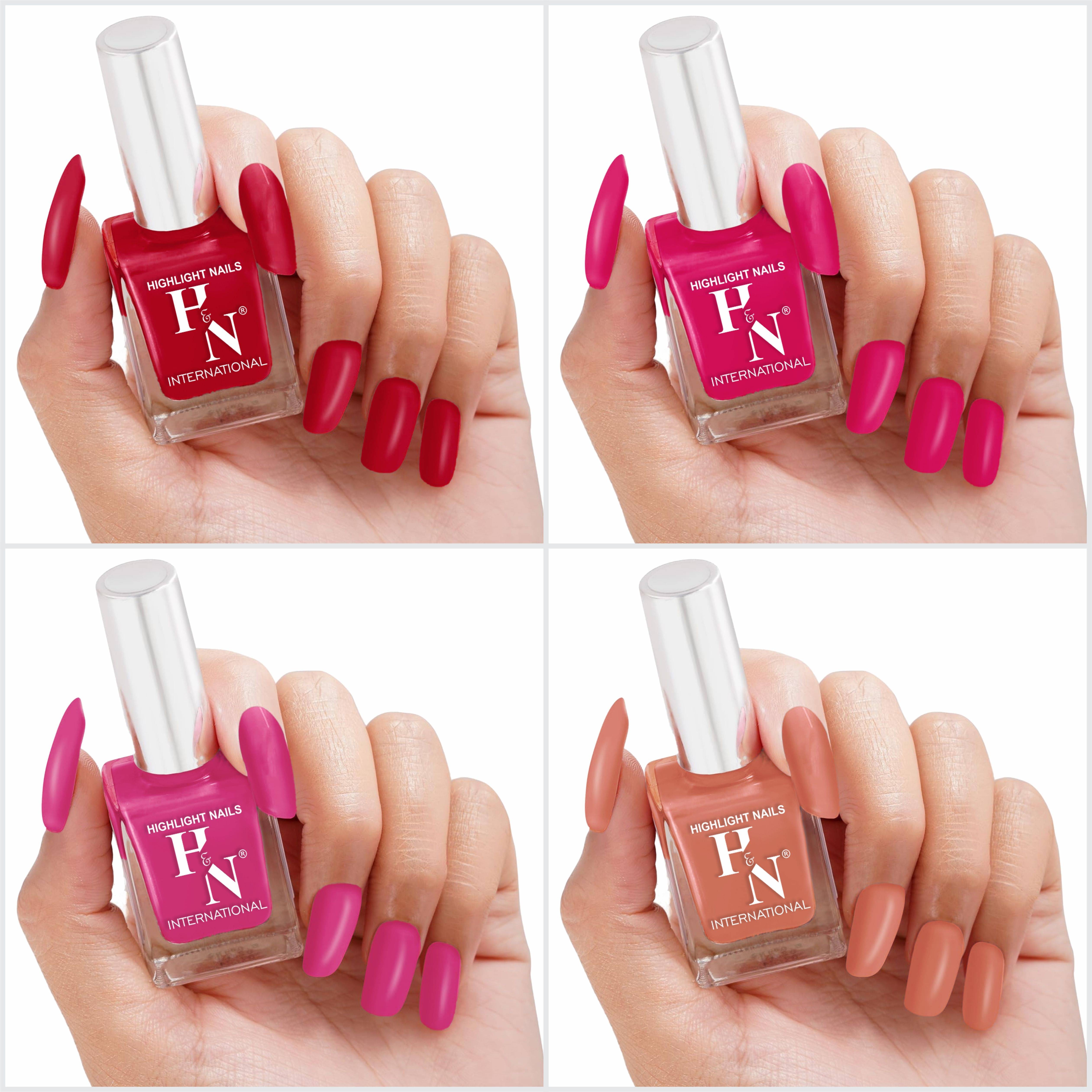     			HighLight Nails Multi Nail Polish 5 ( Pack of 4 )