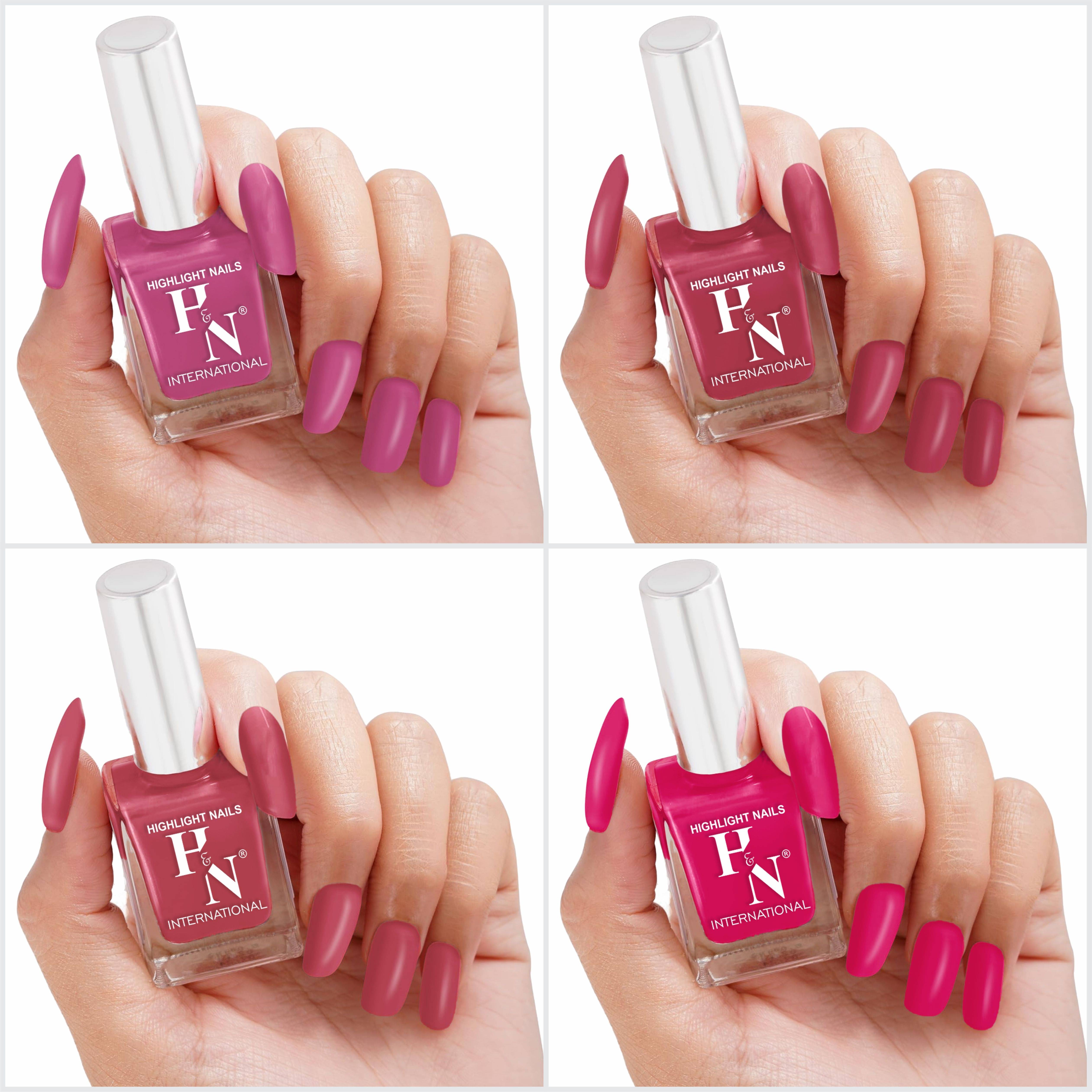     			HighLight Nails Multi Nail Polish 5 ( Pack of 4 )