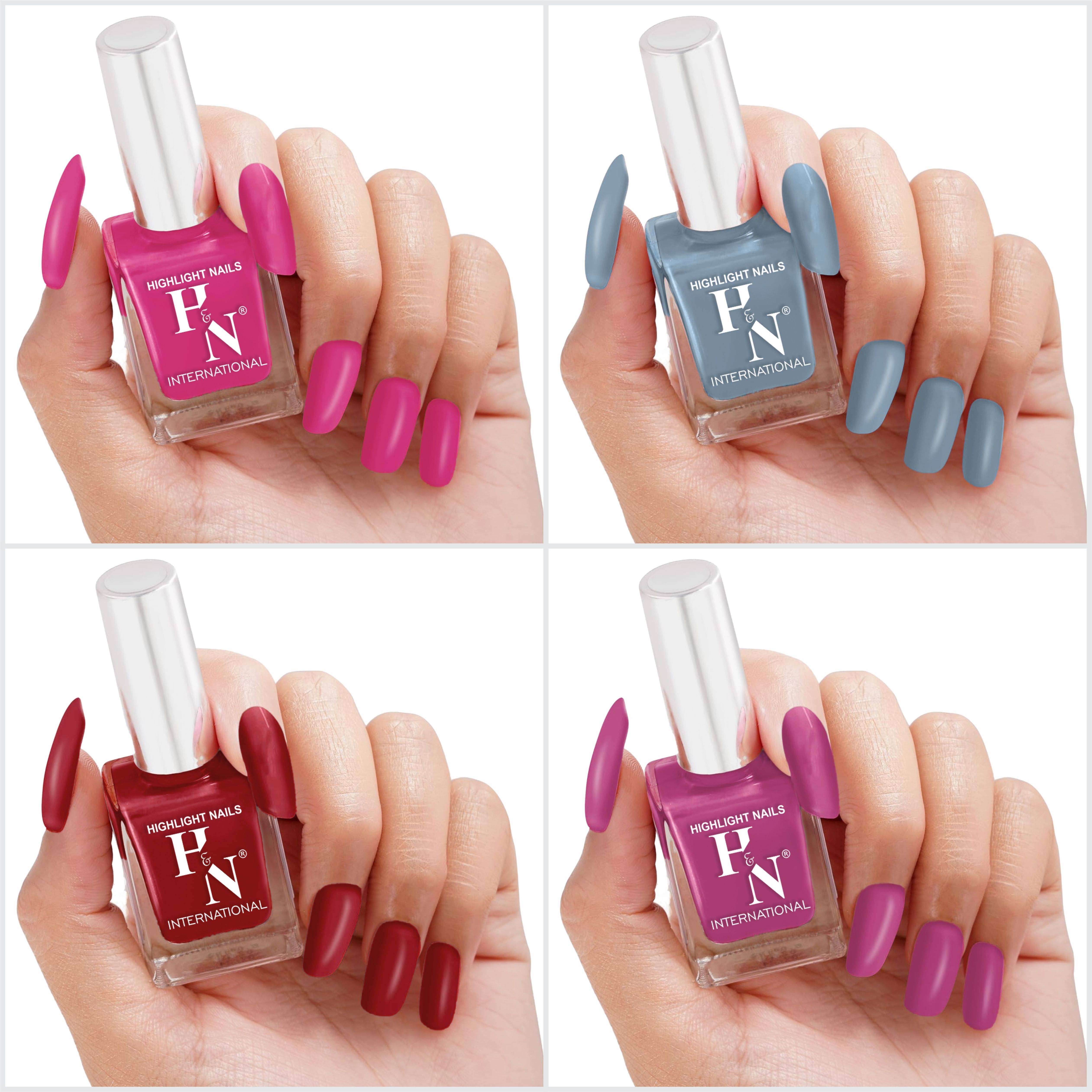     			HighLight Nails Multi Nail Polish 5 ( Pack of 4 )