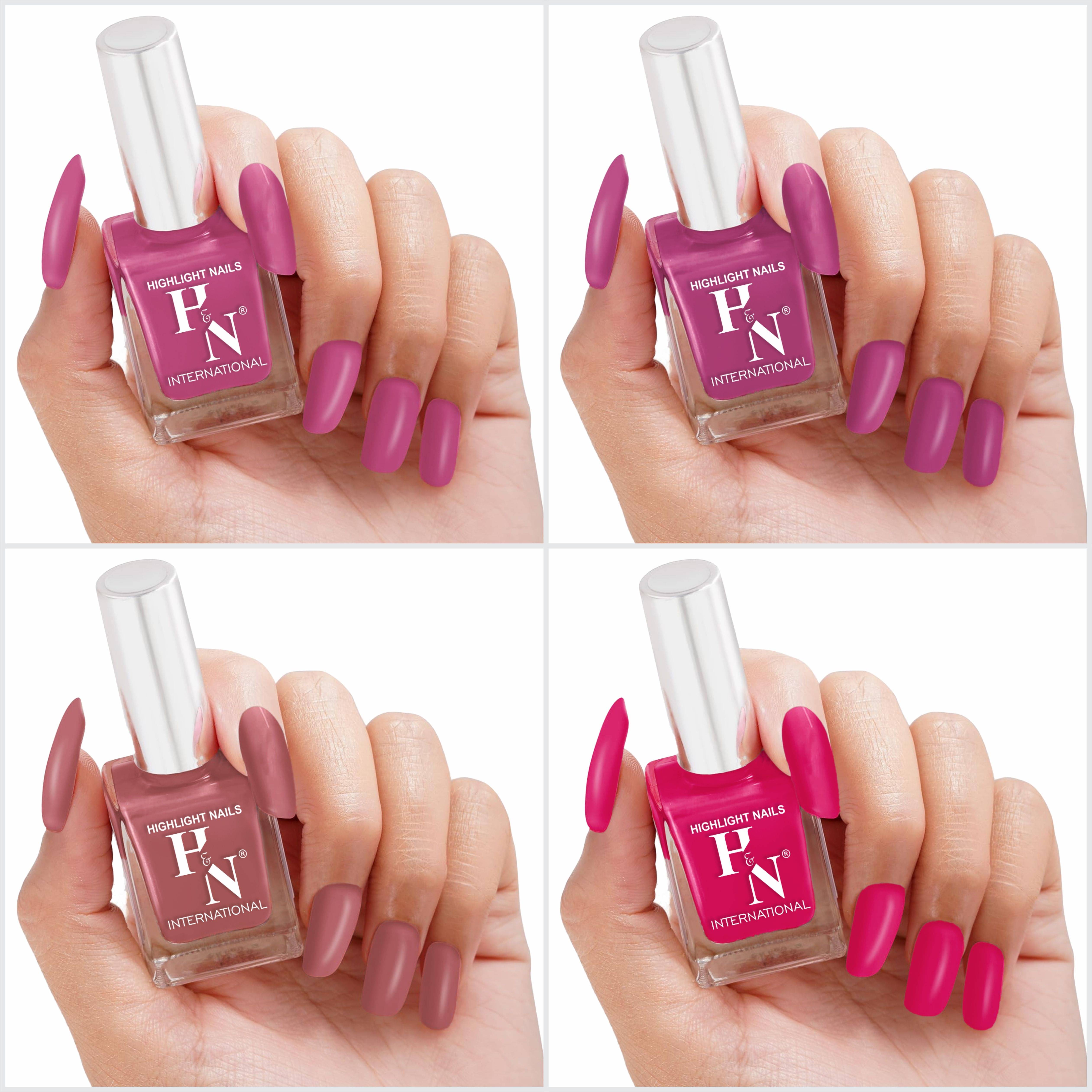     			HighLight Nails Multi Nail Polish 5 ( Pack of 4 )