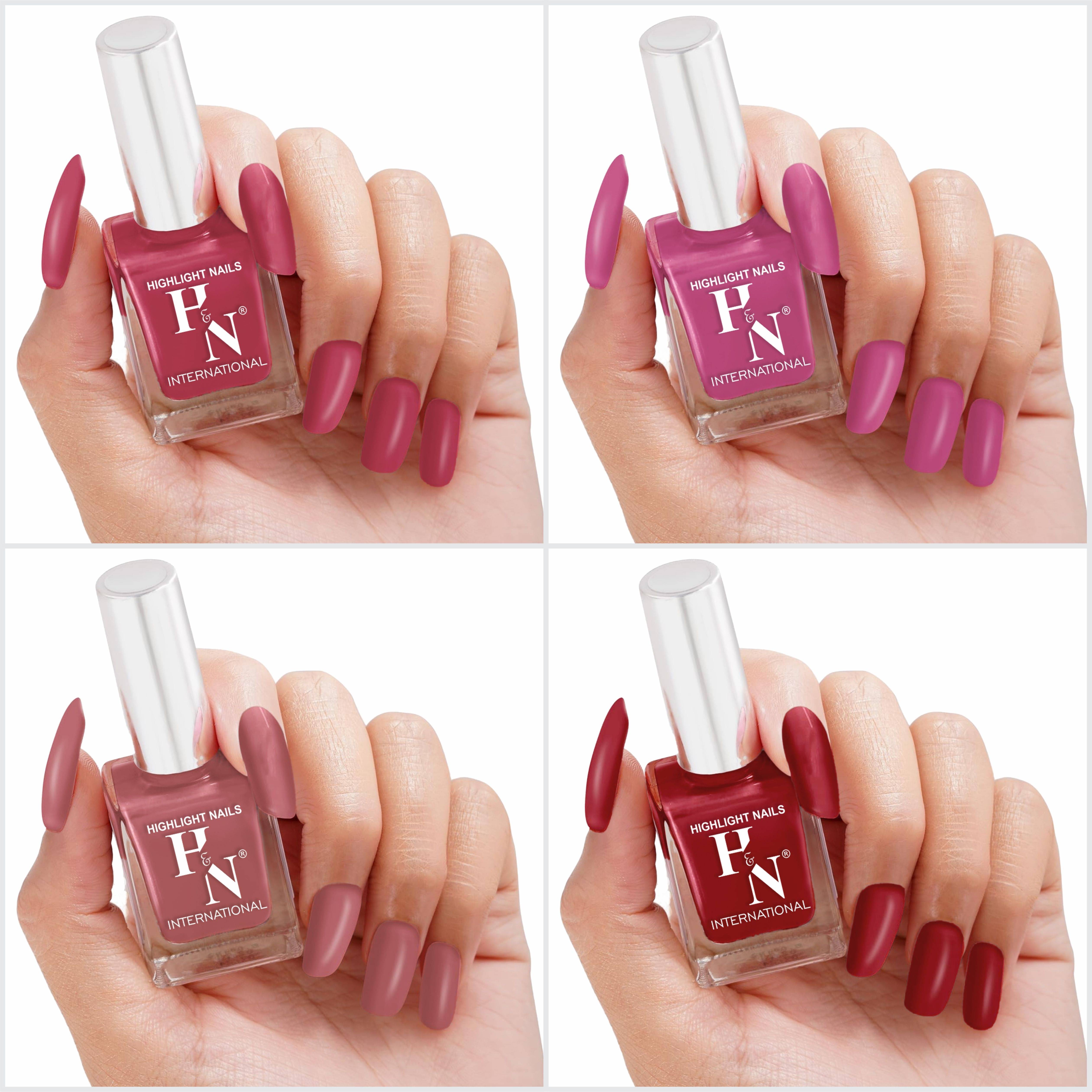     			HighLight Nails Multi Nail Polish 5 ( Pack of 4 )