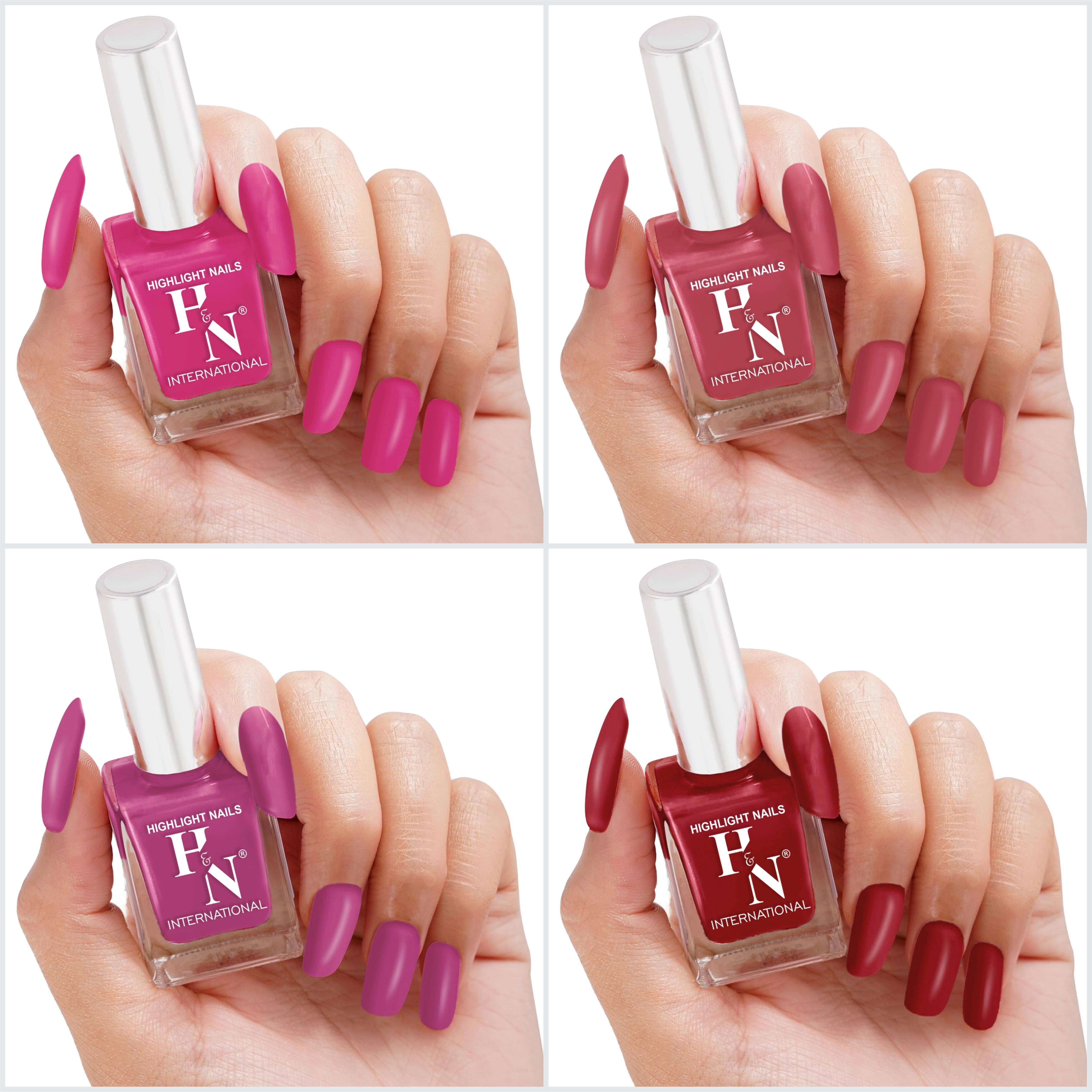     			HighLight Nails Multi Nail Polish 5 ( Pack of 4 )