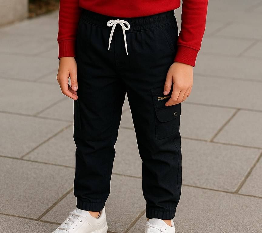     			ICONIC ME Pack of 1 Boys Cotton Blend Jeans ( Black )