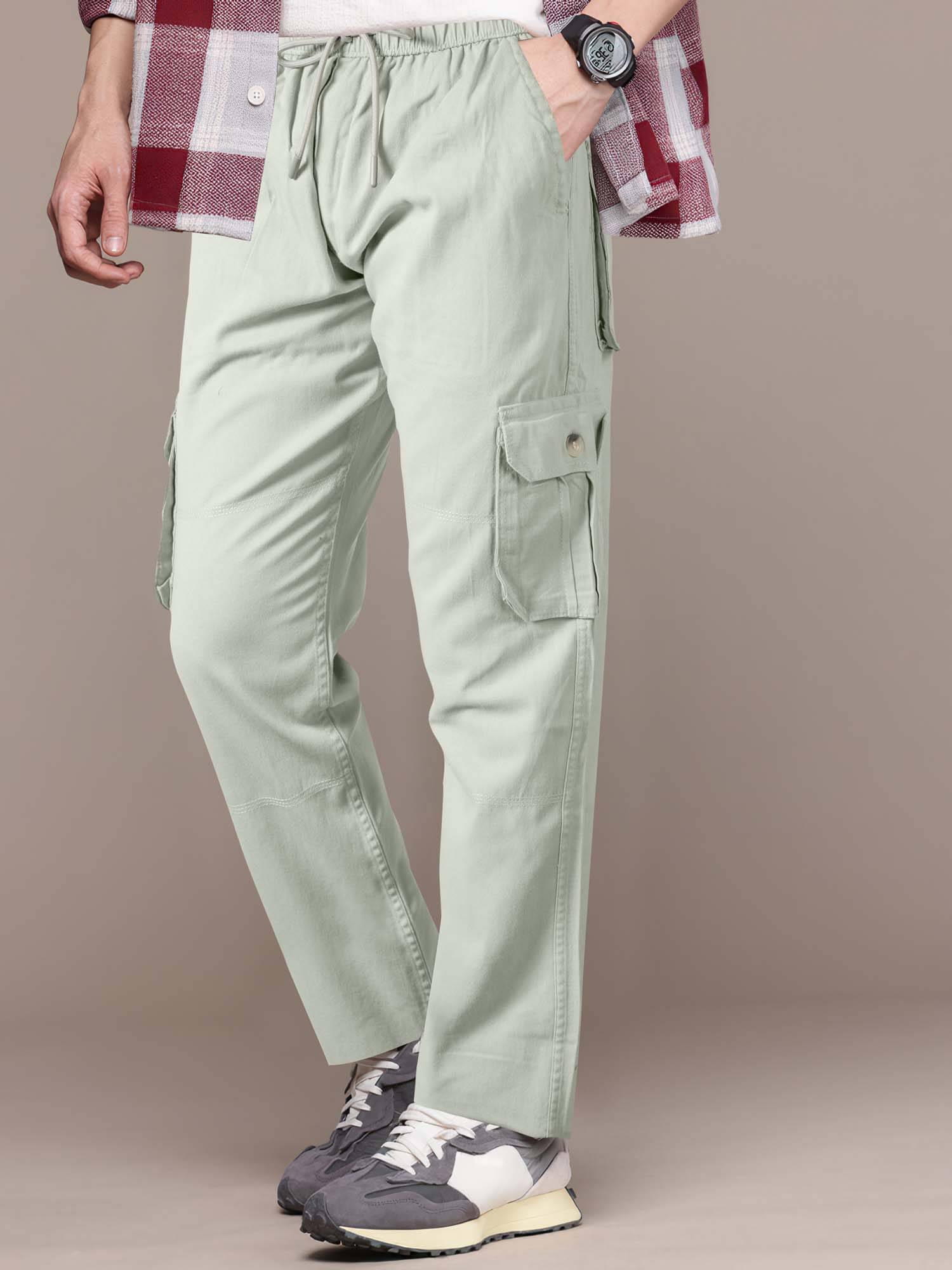     			JB JUST BLACK Relax Men's Cargos - Off White ( Pack of 1 )