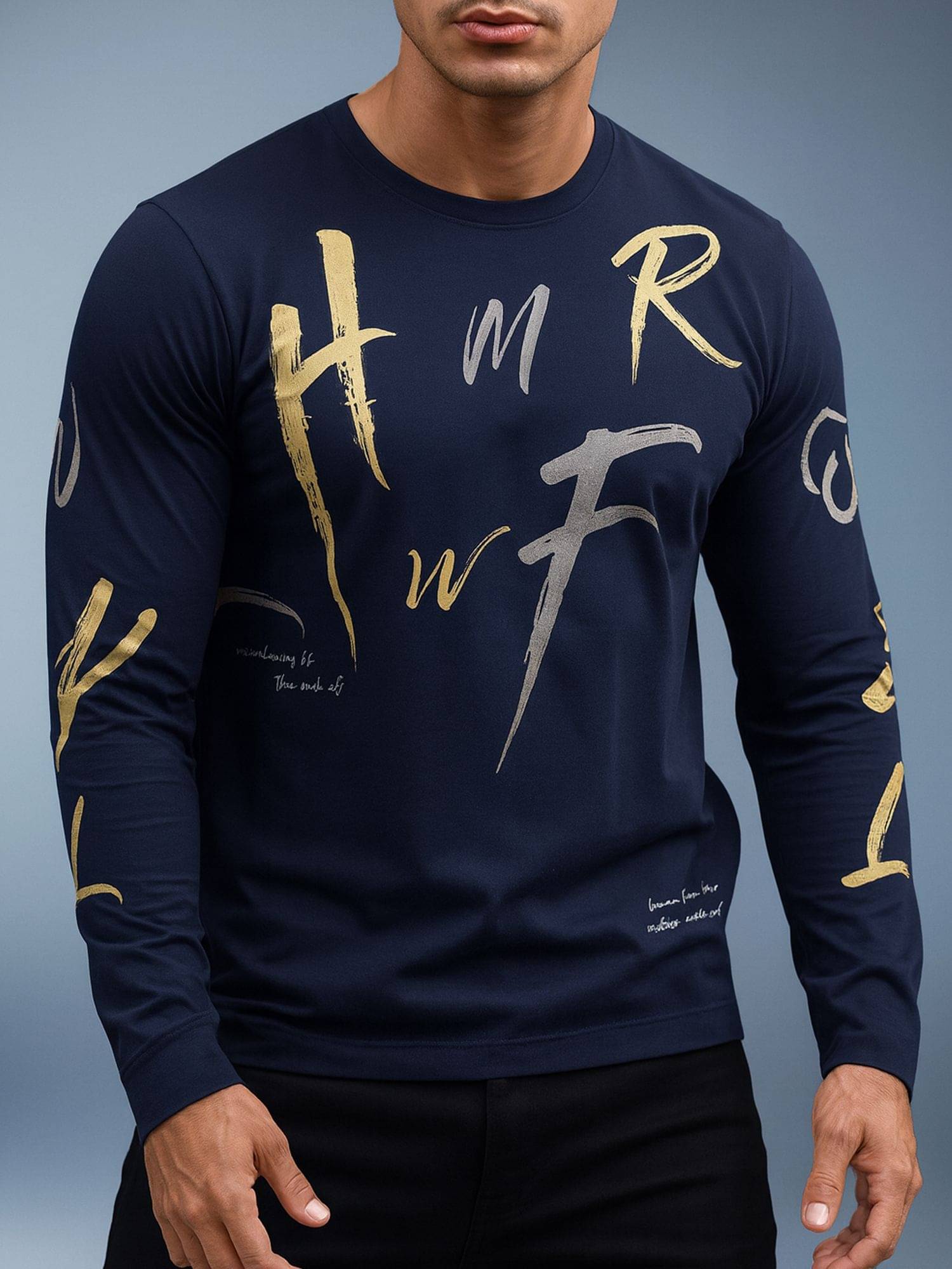 JUMP CUTS Men Cotton Blend Regular Fit Printed T-Shirt ( Black )     			JUMP CUTS Men Cotton Blend Regular Fit Printed T-Shirt ( Black )