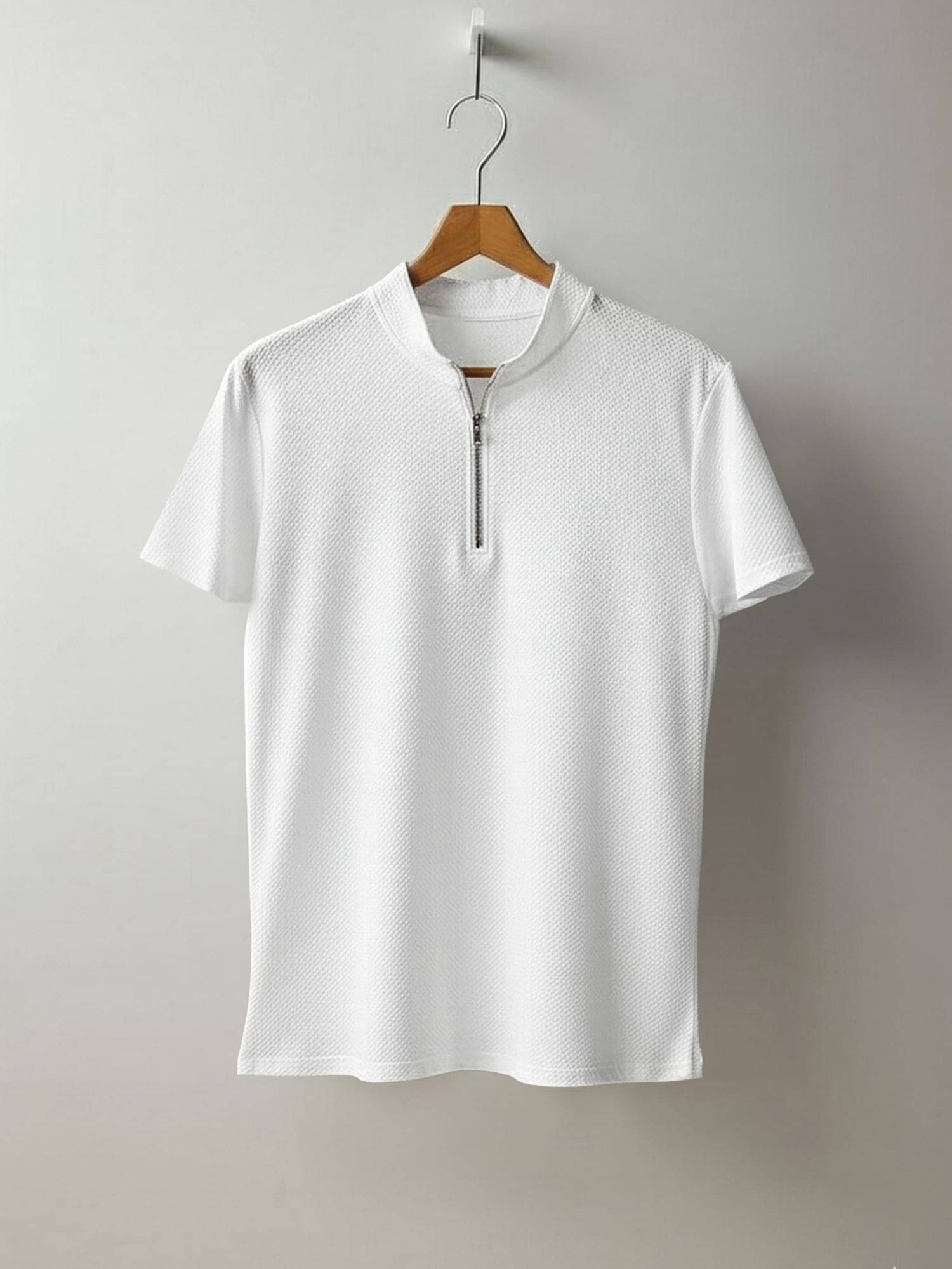     			JUMP CUTS Men Cotton Blend Regular Fit Printed T-Shirt ( Beige )