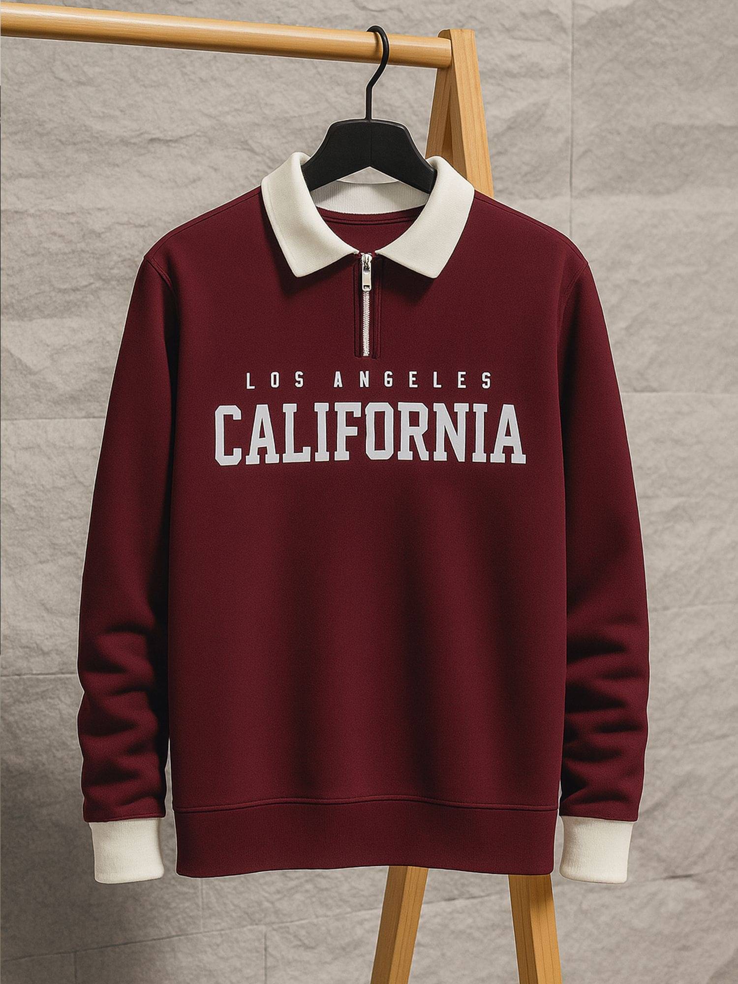 JUMP CUTS Men Cotton Blend Regular Fit Printed Polo T Shirt ( Maroon ) JUMP CUTS Men Cotton Blend Regular Fit Printed Polo T Shirt ( Maroon )