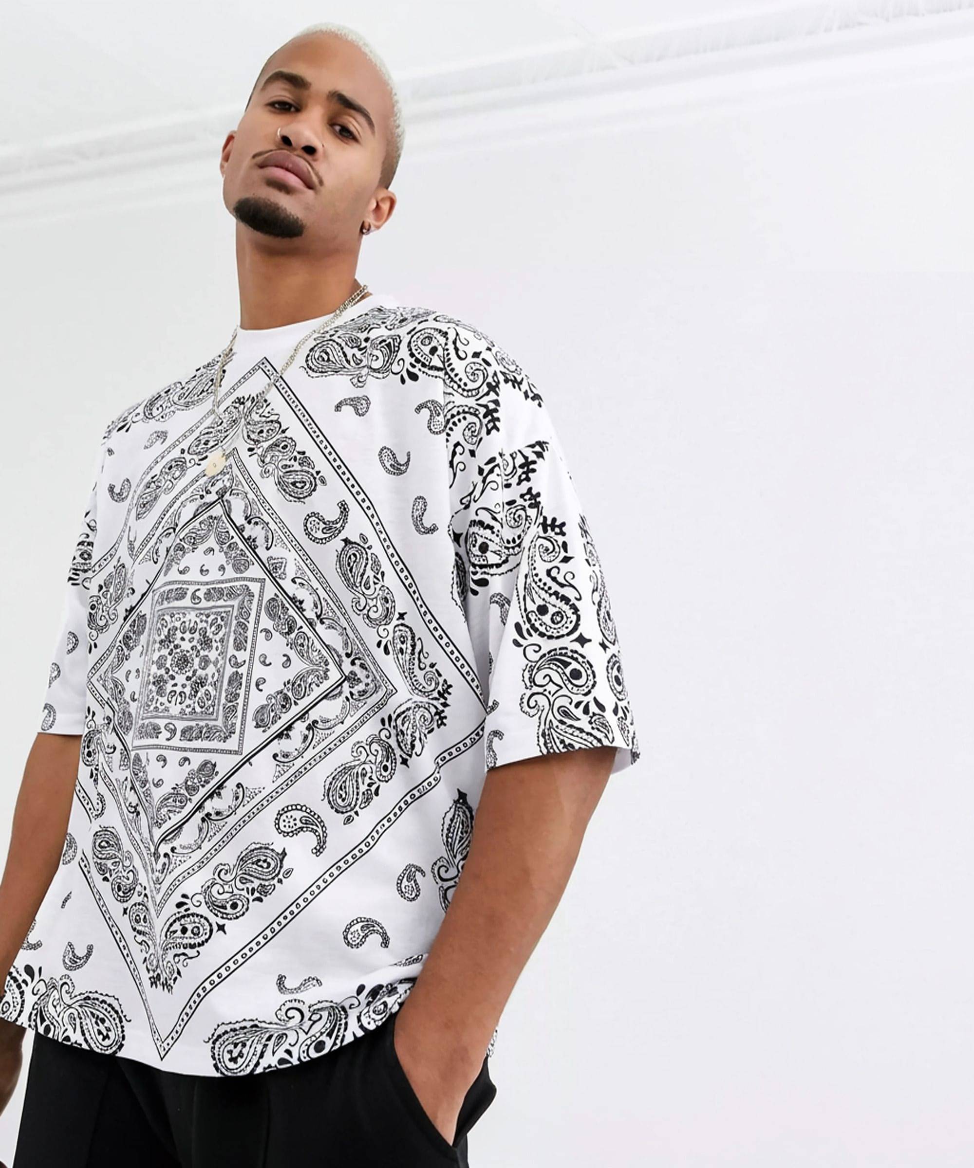     			JUMP CUTS Men Cotton Blend Regular Fit Printed T-Shirt ( White )