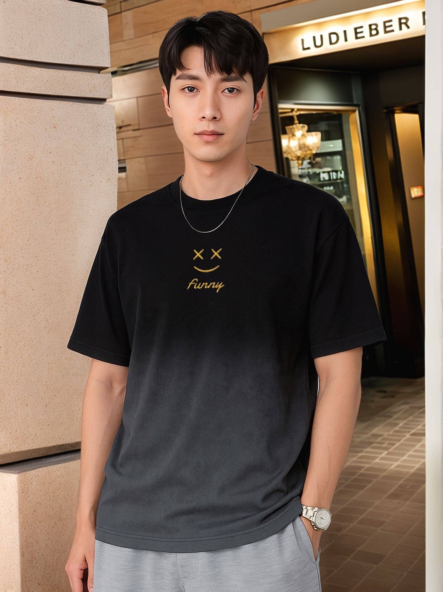 JUMP CUTS Men Cotton Blend Regular Fit Printed T-Shirt ( Blue ) JUMP CUTS Men Cotton Blend Regular Fit Printed T-Shirt ( Blue )