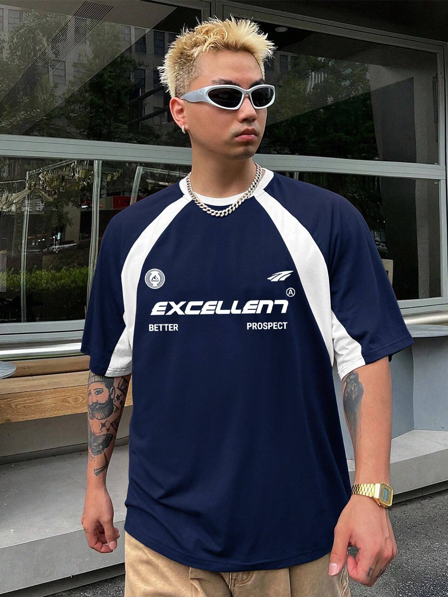 JUMP CUTS Men Cotton Blend Regular Fit Printed T-Shirt ( Beige )     			JUMP CUTS Men Cotton Blend Regular Fit Printed T-Shirt ( Beige )