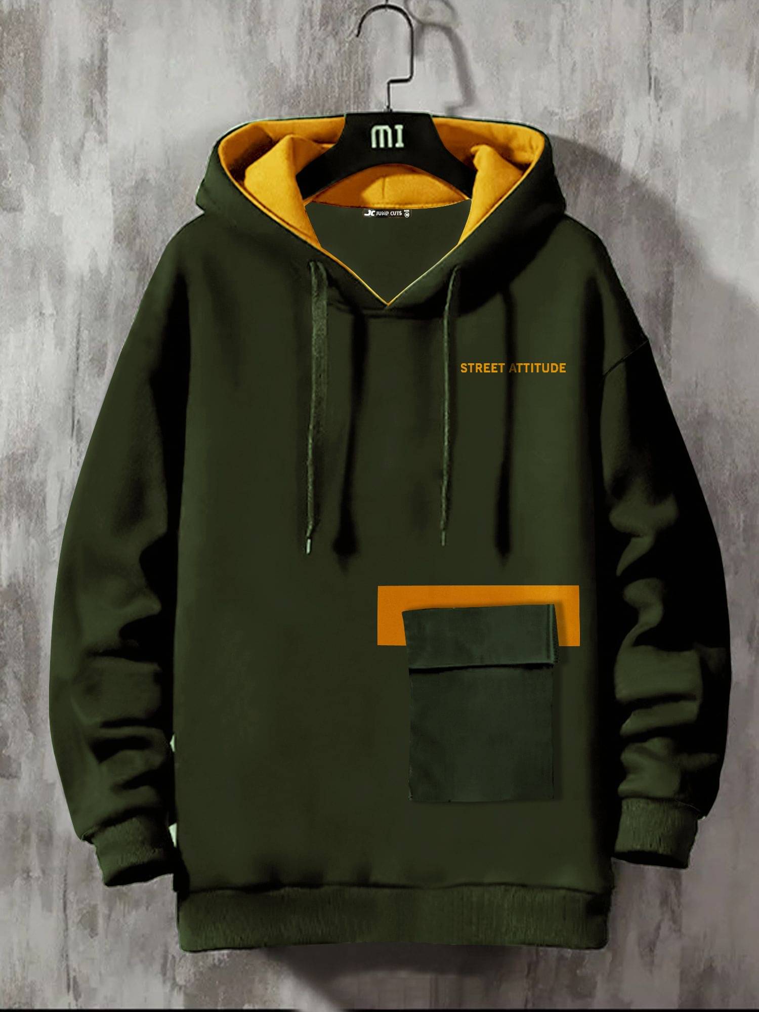 JUMP CUTS Men Cotton Blend Oversized Fit Printed T-Shirt ( White ) JUMP CUTS Men Cotton Blend Oversized Fit Printed T-Shirt ( White )