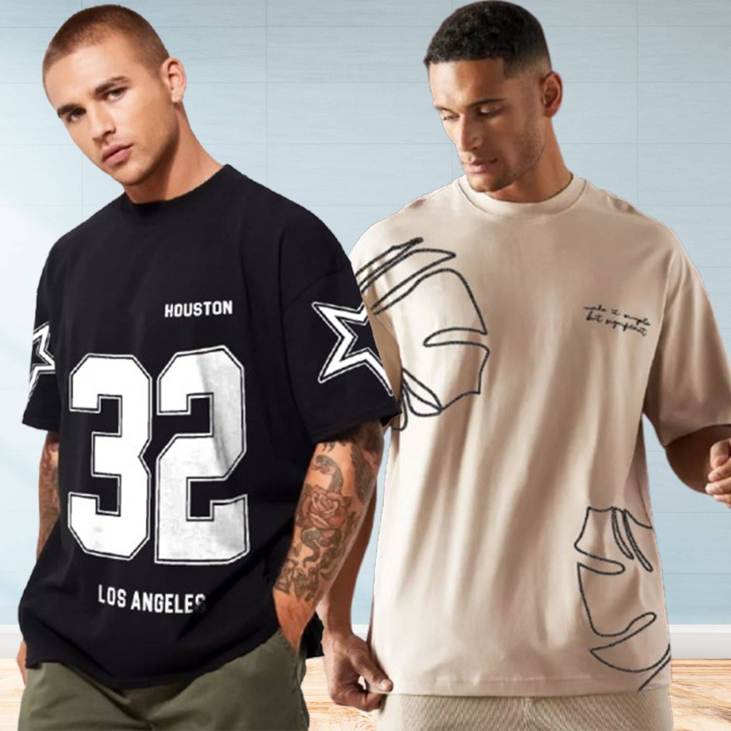     			JUMP CUTS Men Cotton Blend Regular Fit Printed T-Shirt ( Green )