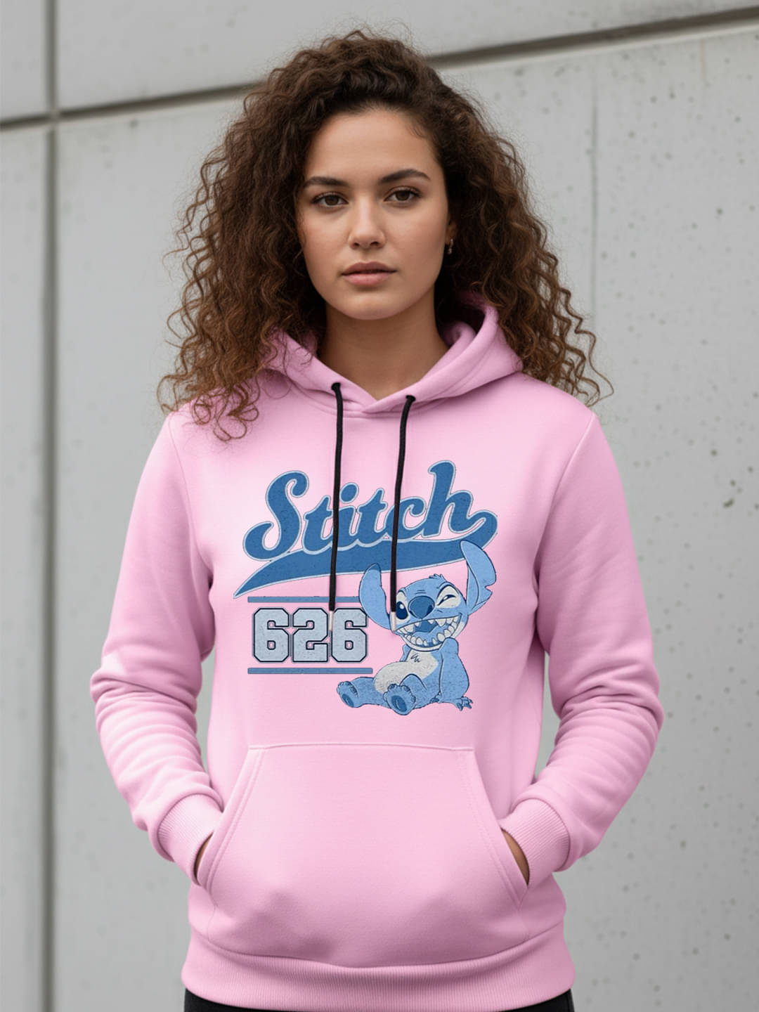     			Kanhuzzz Women Fleece Hooded Sweatshirt For Heavy Winters ( Pink )