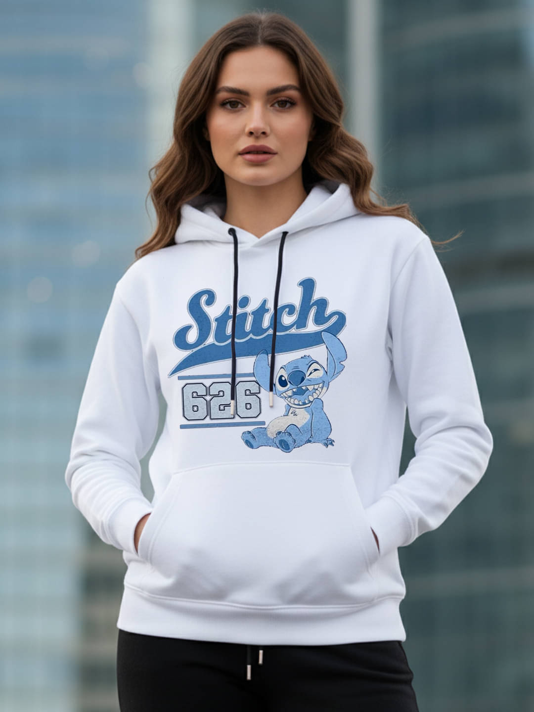 Kanhuzzz Women Fleece Hooded Sweatshirt For Heavy Winters ( White )     			Kanhuzzz Women Fleece Hooded Sweatshirt For Heavy Winters ( White )