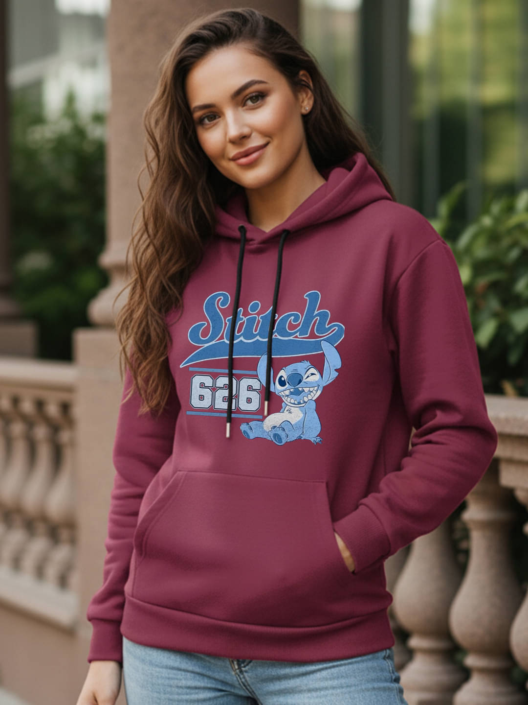 Kanhuzzz Women Fleece Hooded Sweatshirt For Heavy Winters ( Maroon )     			Kanhuzzz Women Fleece Hooded Sweatshirt For Heavy Winters ( Maroon )