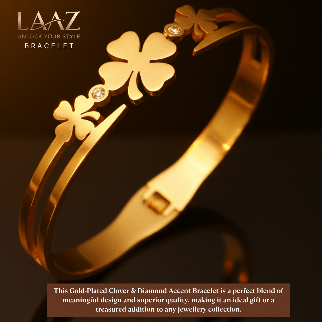     			LAAZ Gold Bracelet ( Pack of 1 )