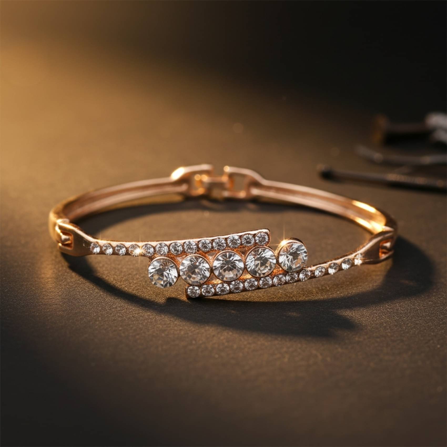 LAAZ Rose Gold Bracelet ( Pack of 1 ) LAAZ Rose Gold Bracelet ( Pack of 1 )